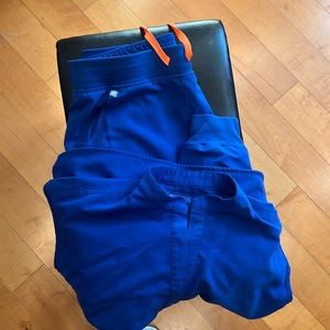 Winning Blue figs scrubs